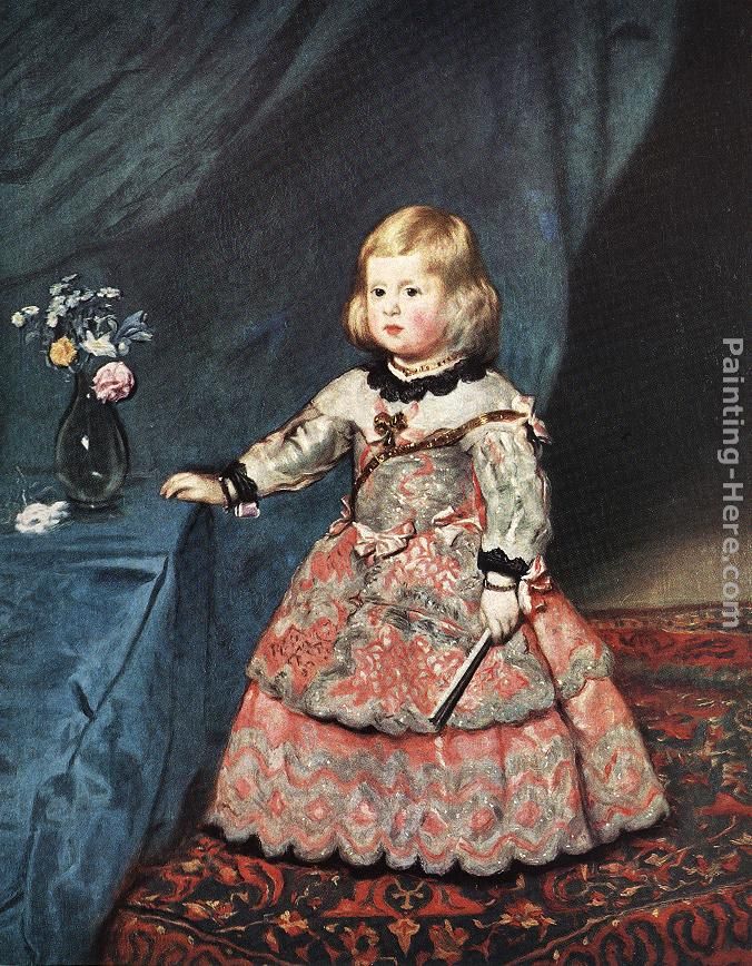 Infanta Marguarite Therese painting - Diego Rodriguez de Silva Velazquez Infanta Marguarite Therese art painting